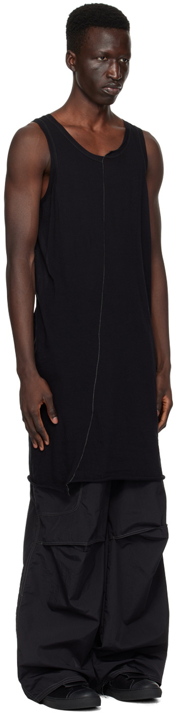 NICOLAS ANDREAS TARALIS Black Thread Tank Top