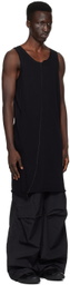 NICOLAS ANDREAS TARALIS Black Thread Tank Top