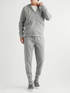 Paul Smith - Striped Cotton-Jersey Hoodie - Gray