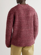 Mr P. - Recycled Cashmere and Surplus Wool-Blend Mock-Neck Sweater - Pink