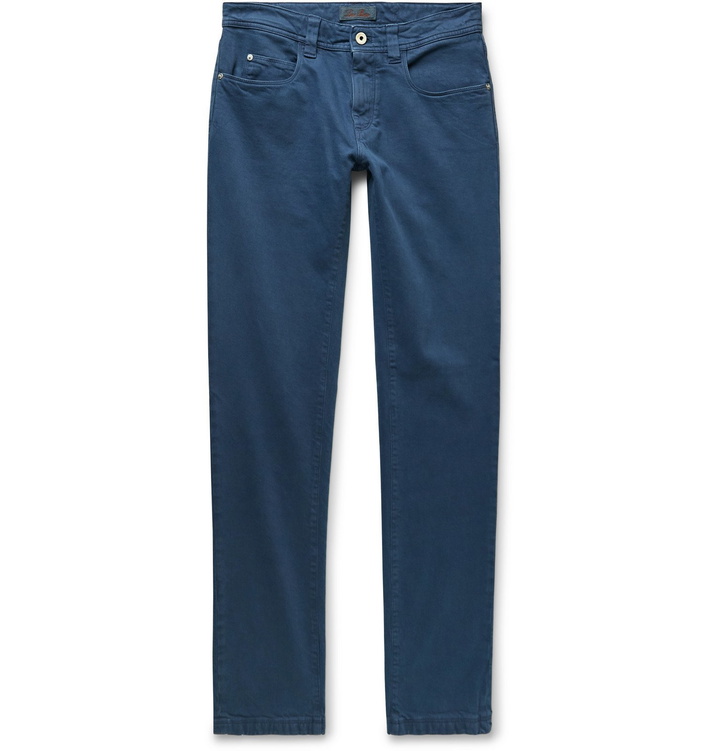 Photo: Loro Piana - Slim-Fit Stretch-Denim Jeans - Blue