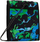 MSGM Green & Blue Paint Pouch