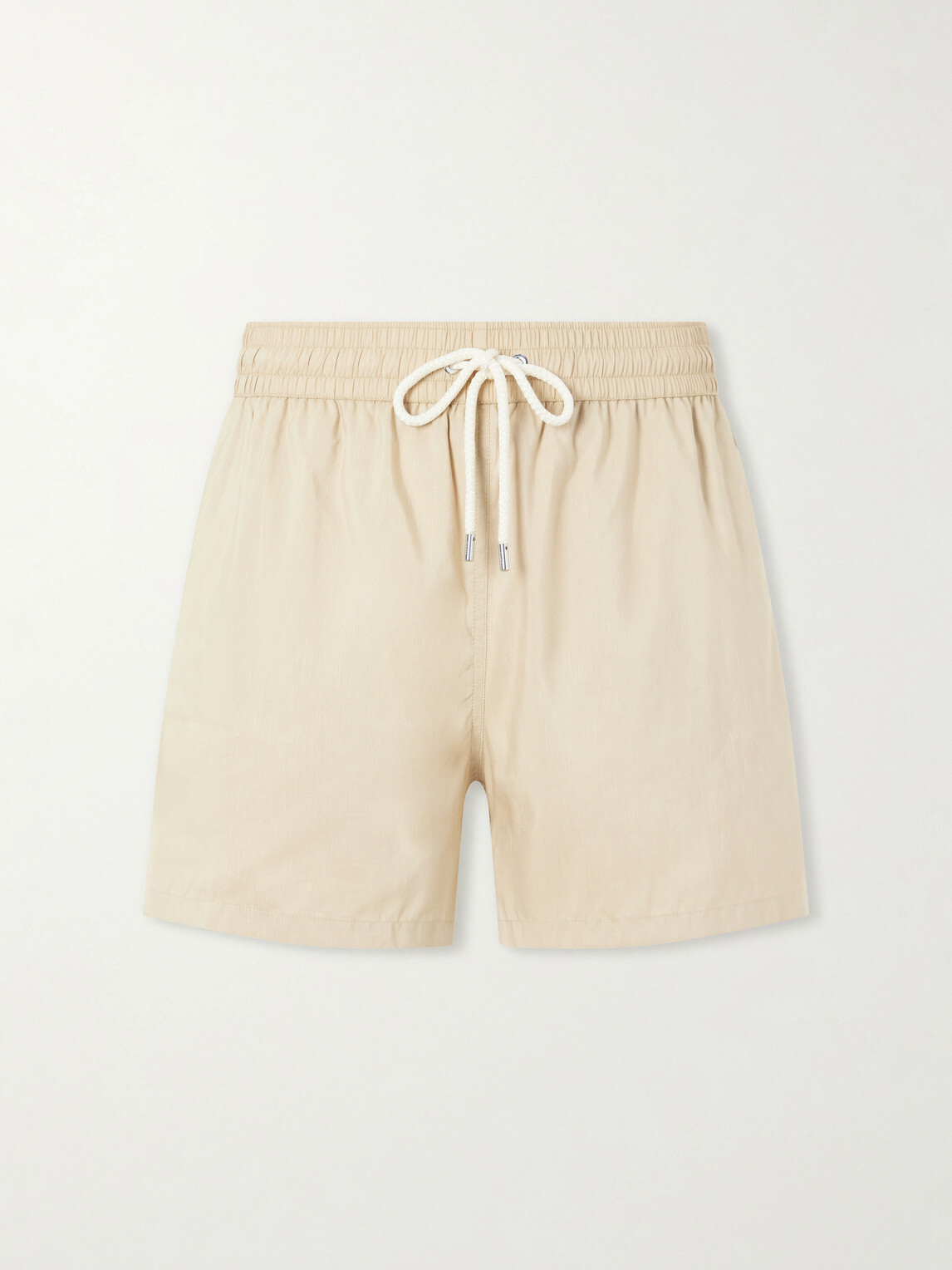 Frescobol Carioca - Rio Straight-Leg Linen Blend Swim Short - Neutrals