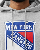 Fanatics Mid Essentials Crest Graphic Hoodie New York Rangers Grey - Mens - Hoodies