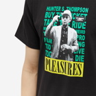 Pleasures X Hunter S. Thompson No Smoking T-Shirt in Black