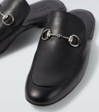 Gucci Jordaan leather mules