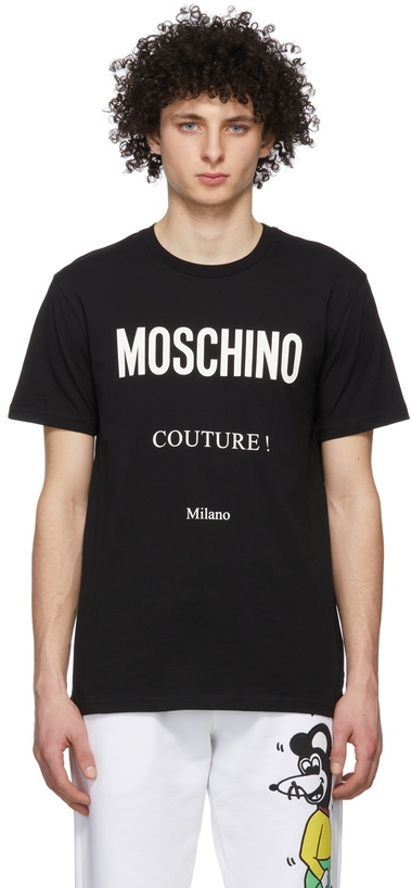 Photo: Moschino Black 'Moschino Couture' T-Shirt