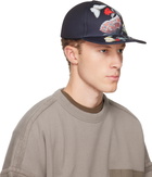 UNDERCOVER Black Seasonal Print Cap