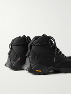 ROA - Andreas Strap Rubber-Trimmed Ripstop Boots - Black