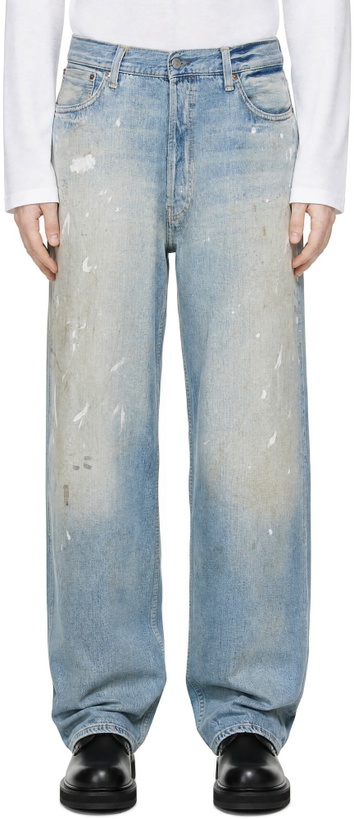 Photo: Acne Studios Blue Loose Fit 2023 Jeans