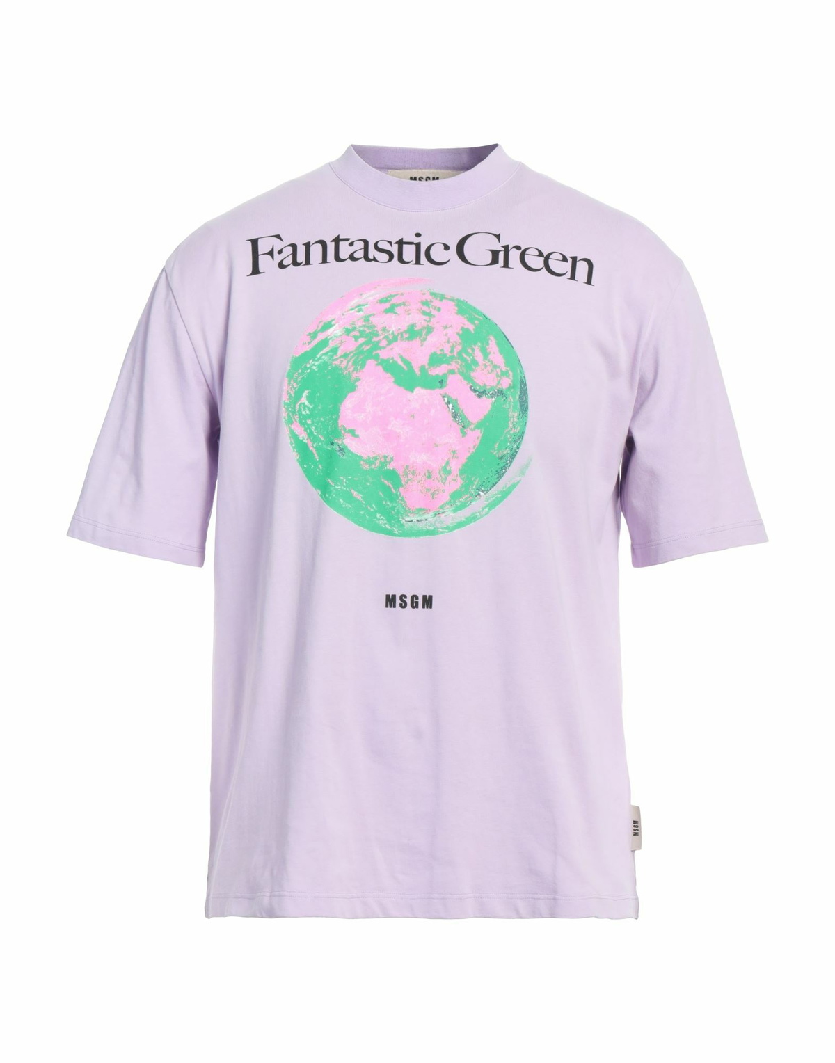 Msgm Mens T-shirt Lilac