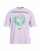 Msgm Mens T-shirt Lilac