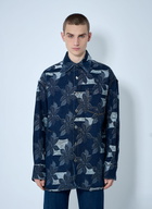 Gucci Floral Jacquared Denim Shirt