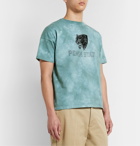 Remi Relief - Tie-Dyed Printed Cotton-Jersey T-Shirt - Green