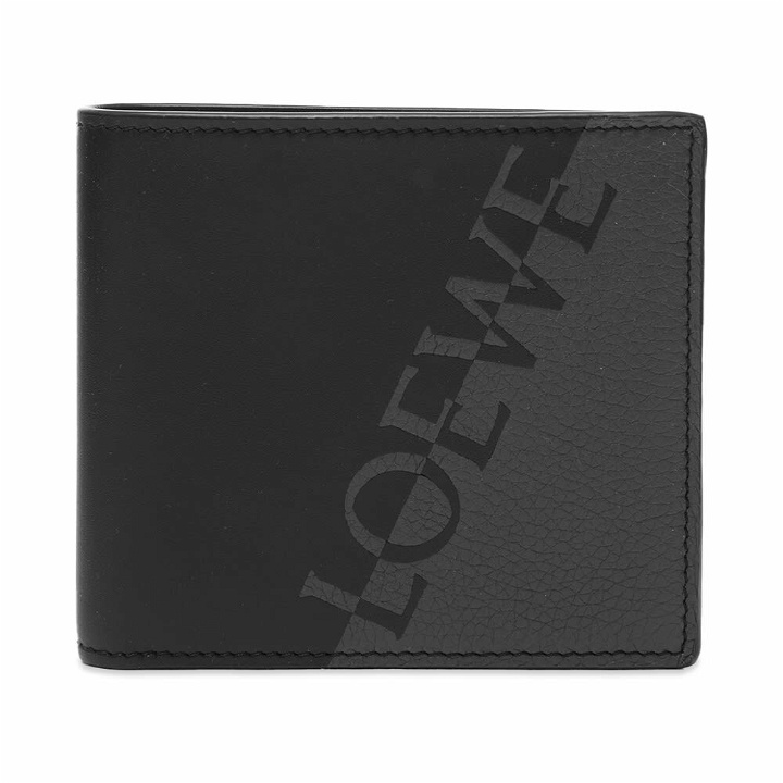 Photo: Loewe Men's Signature Bifold Wallet in Anthracite/Black