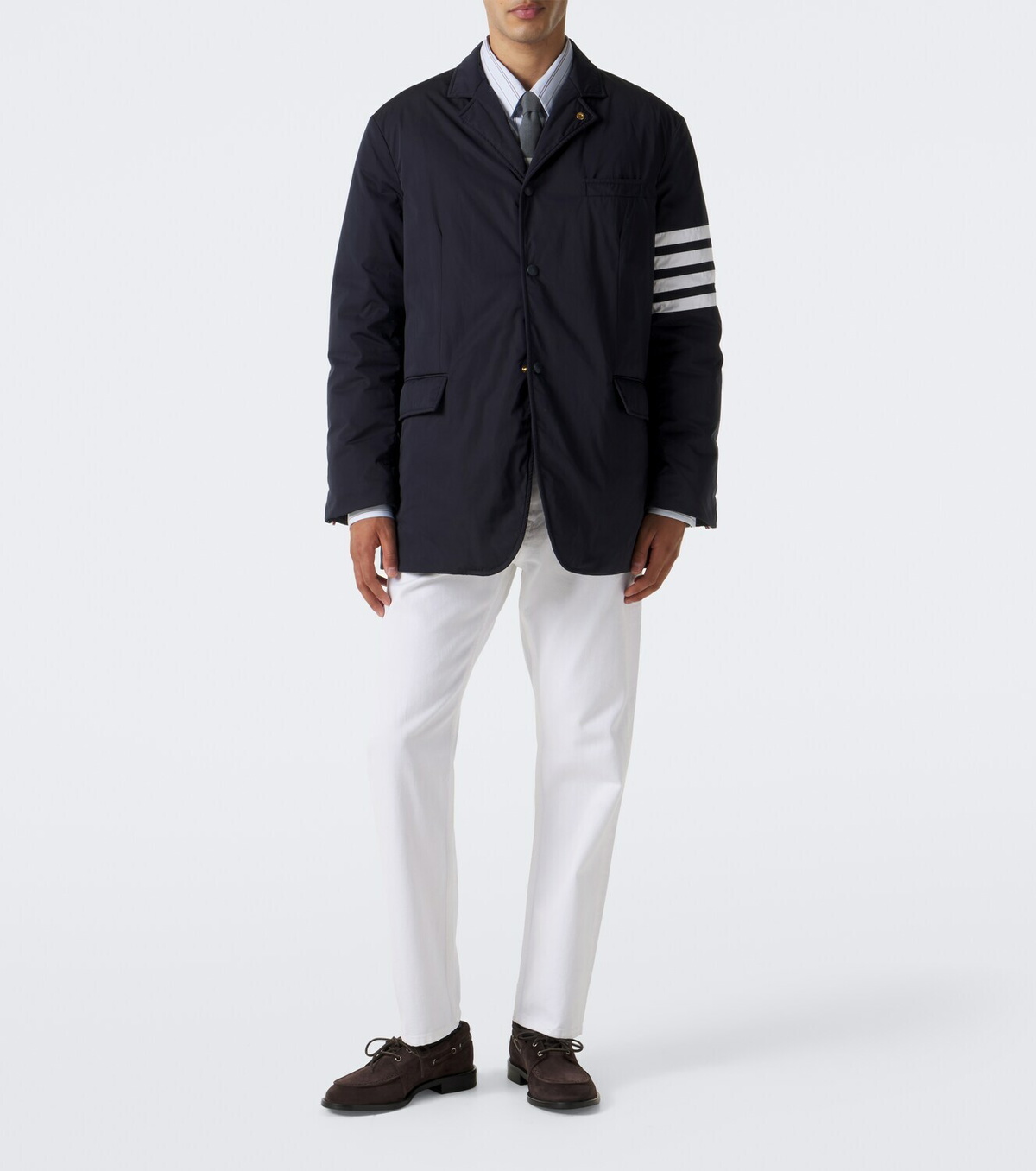 Thom Browne 4-Bar down jacket