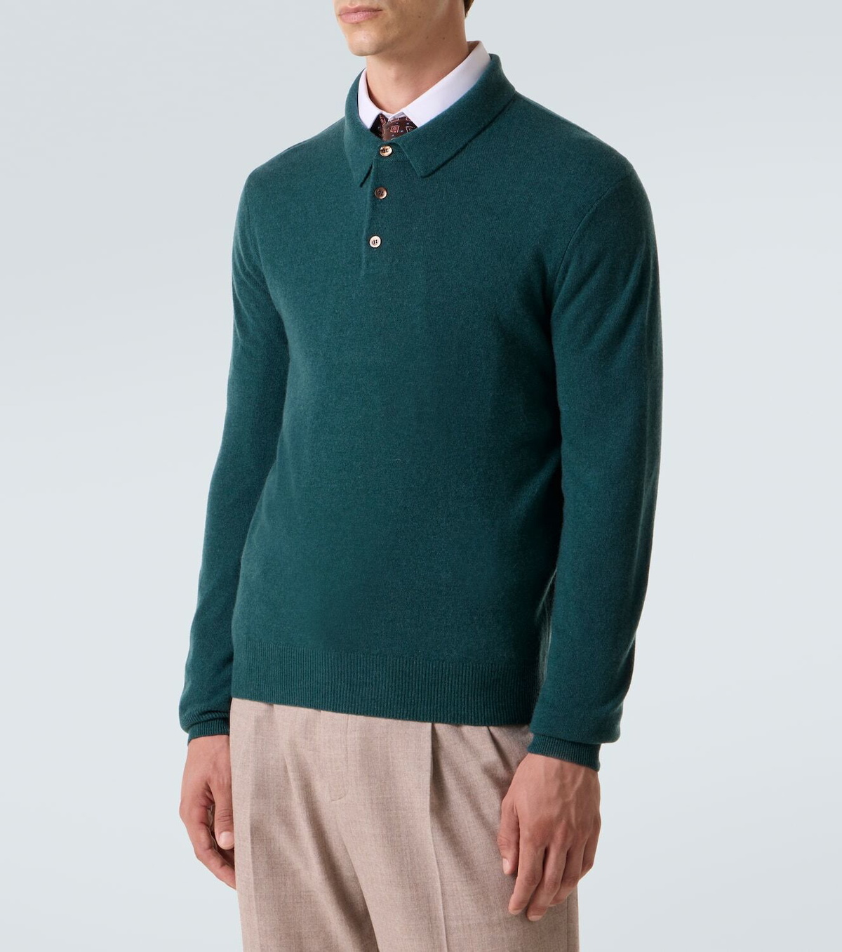 Rubinacci Cashmere polo sweater