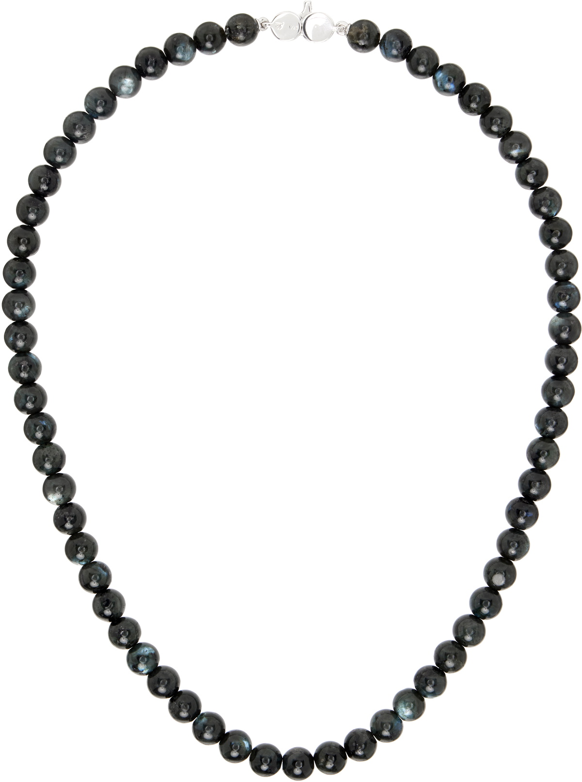 Tom Wood Silver Robin Chain Purple Molecule Necklace Tom Wood