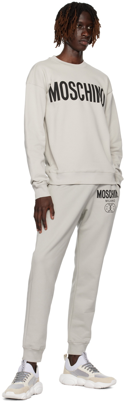 Moschino White T-Shirt & Beige Shorts Set main image 0