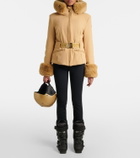 Goldbergh Prezioso faux fur-trimmed down ski jacket