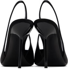 Paris Texas Black Lidia Slingback Heels
