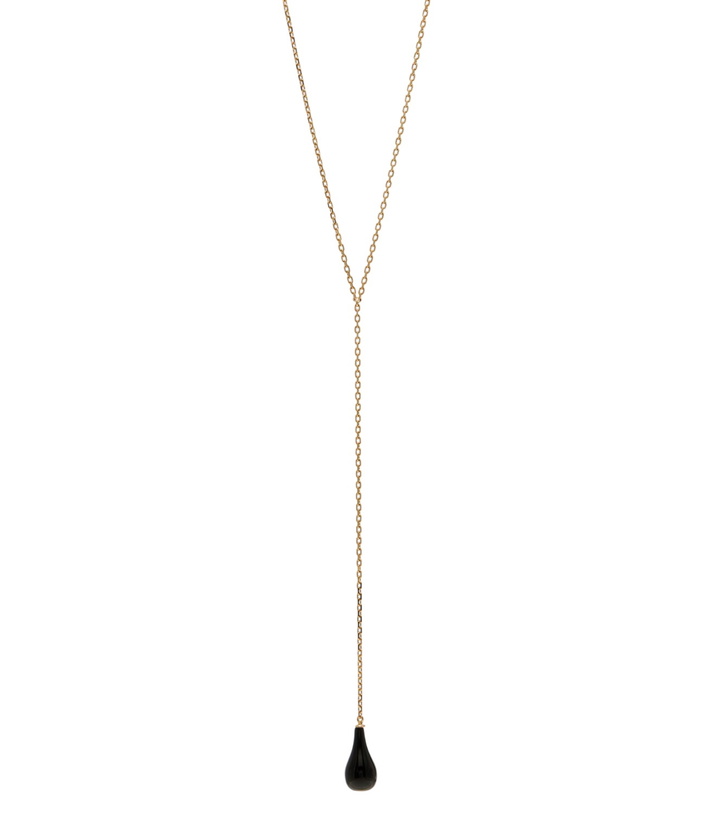 Photo: Toteme Onyx gold-plated necklace
