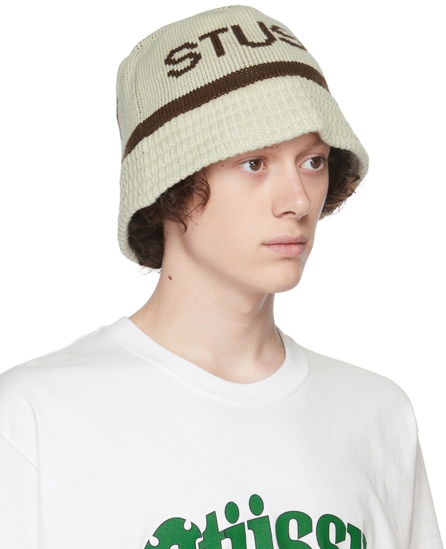 STUSSY SS-LINK KNIT BUCKET HAT - ハット