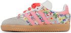 adidas Kids Baby Multicolor Liberty London Edition Samba OG Elastic Lace Sneakers