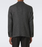 Rubinacci Herringbone virgin wool blazer