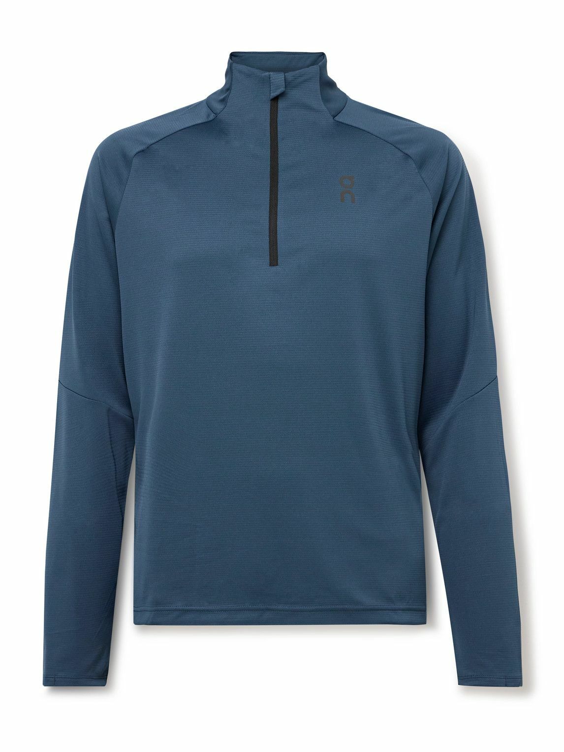 ON - Climate Recycled-Mesh and Ripstop Half-Zip Top - Blue