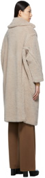 Max Mara Beige Teddy Bear Icon Coat