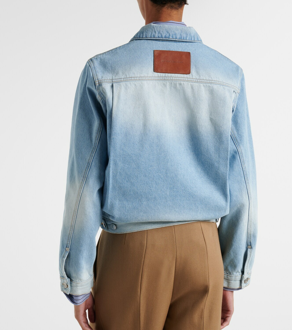 Victoria Beckham Faded denim jacket