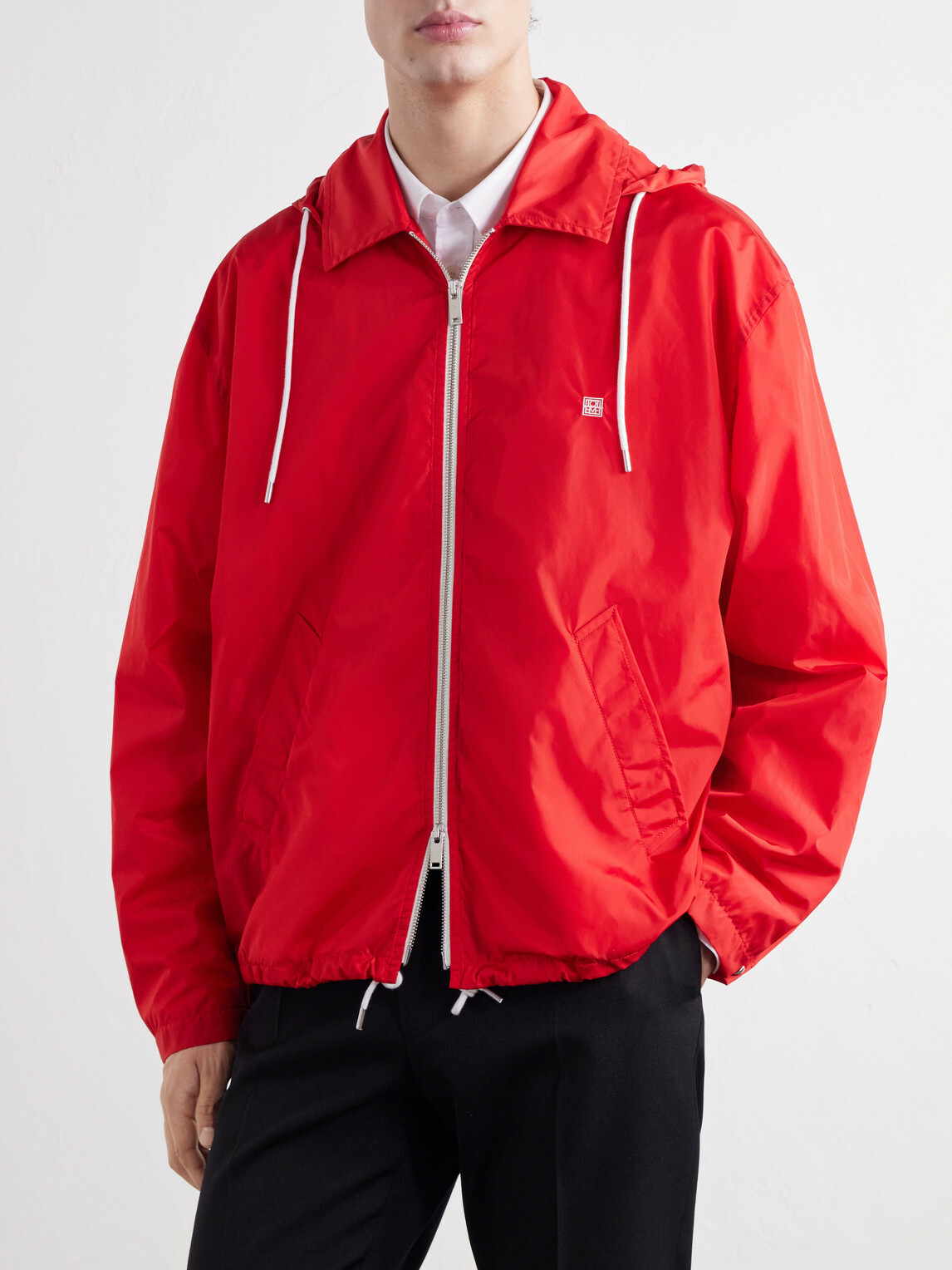 TOTEME - Shell Hooded Jacket - Red