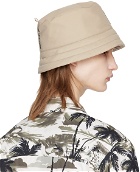 Moncler Grenoble Beige Bonded Bucket Hat