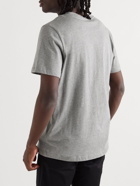 Moncler - Logo-Print Cotton-Jersey T-shirt - Gray