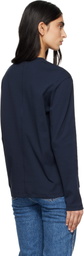 FLORE FLORE Navy Maggie Longsleeve T-shirt