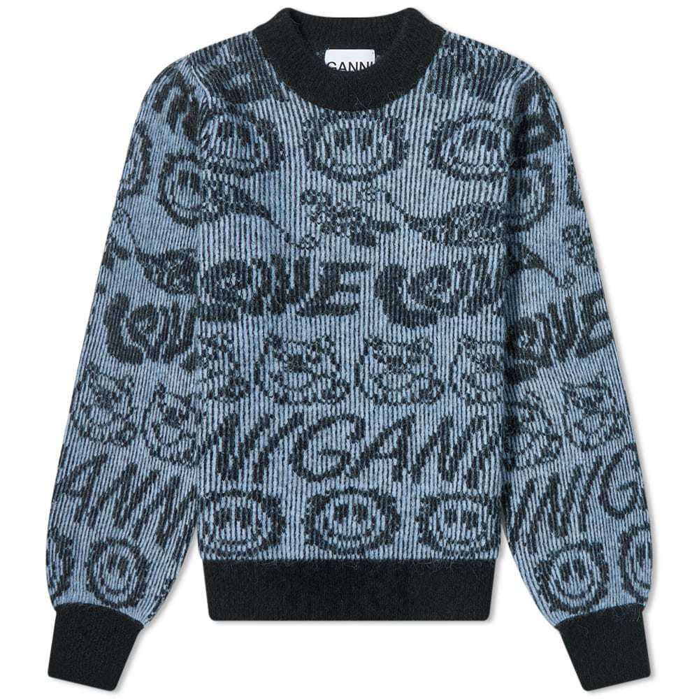 GANNI Mixed Symbol Soft Jumper GANNI