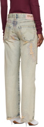 Kenzo Blue Kenzo Paris Straight Jeans
