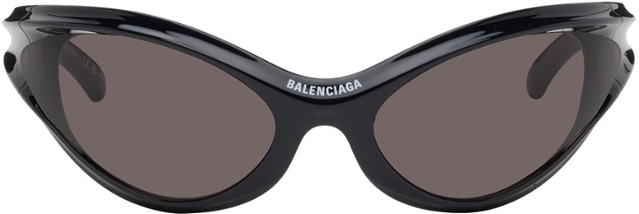 Photo: Balenciaga Black Dynamo Round Sunglasses