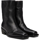 Marsèll Black Tex Soft Pebbled Leather Boots