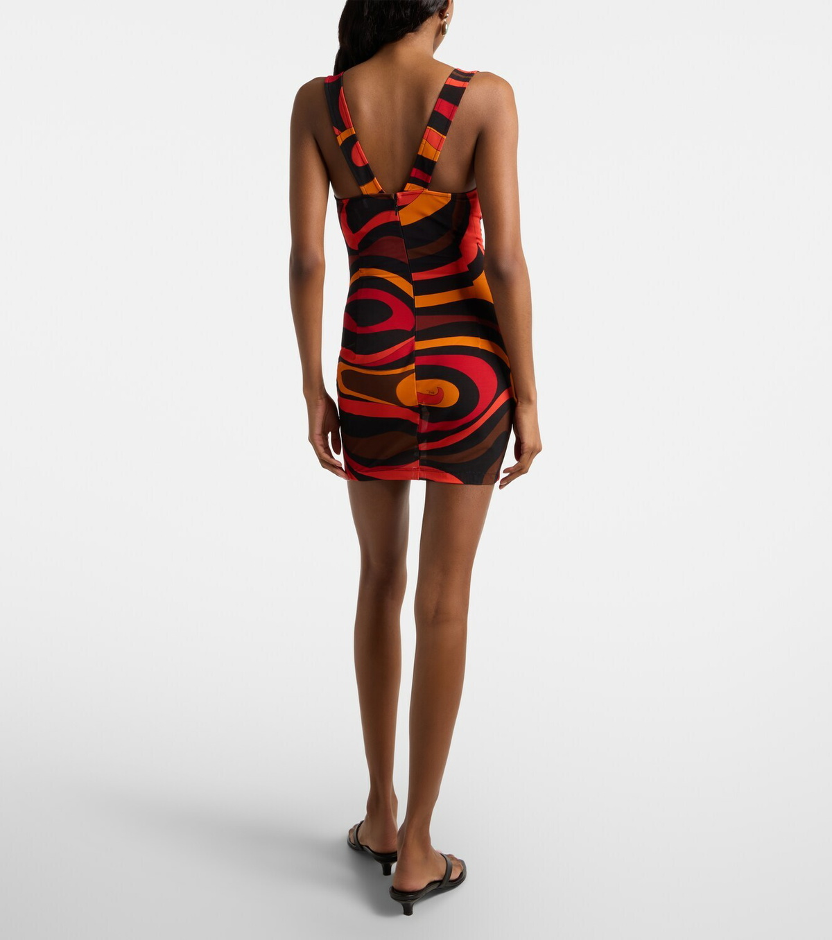 Pucci Marmo draped minidress