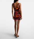 Pucci Marmo draped minidress