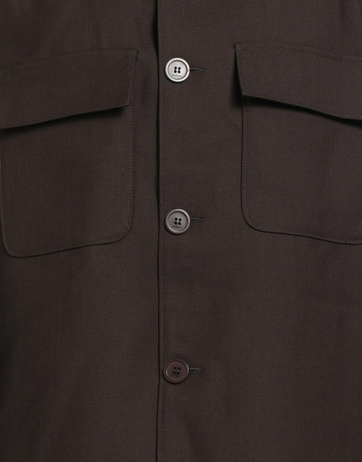 Sandro Mens Jacket Chocolate in Brown