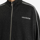 Cole Buxton Men's Glitter Piped Track Jacket in Black