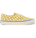 Vans - OG Era LX Checkerboard Canvas Sneakers - Yellow