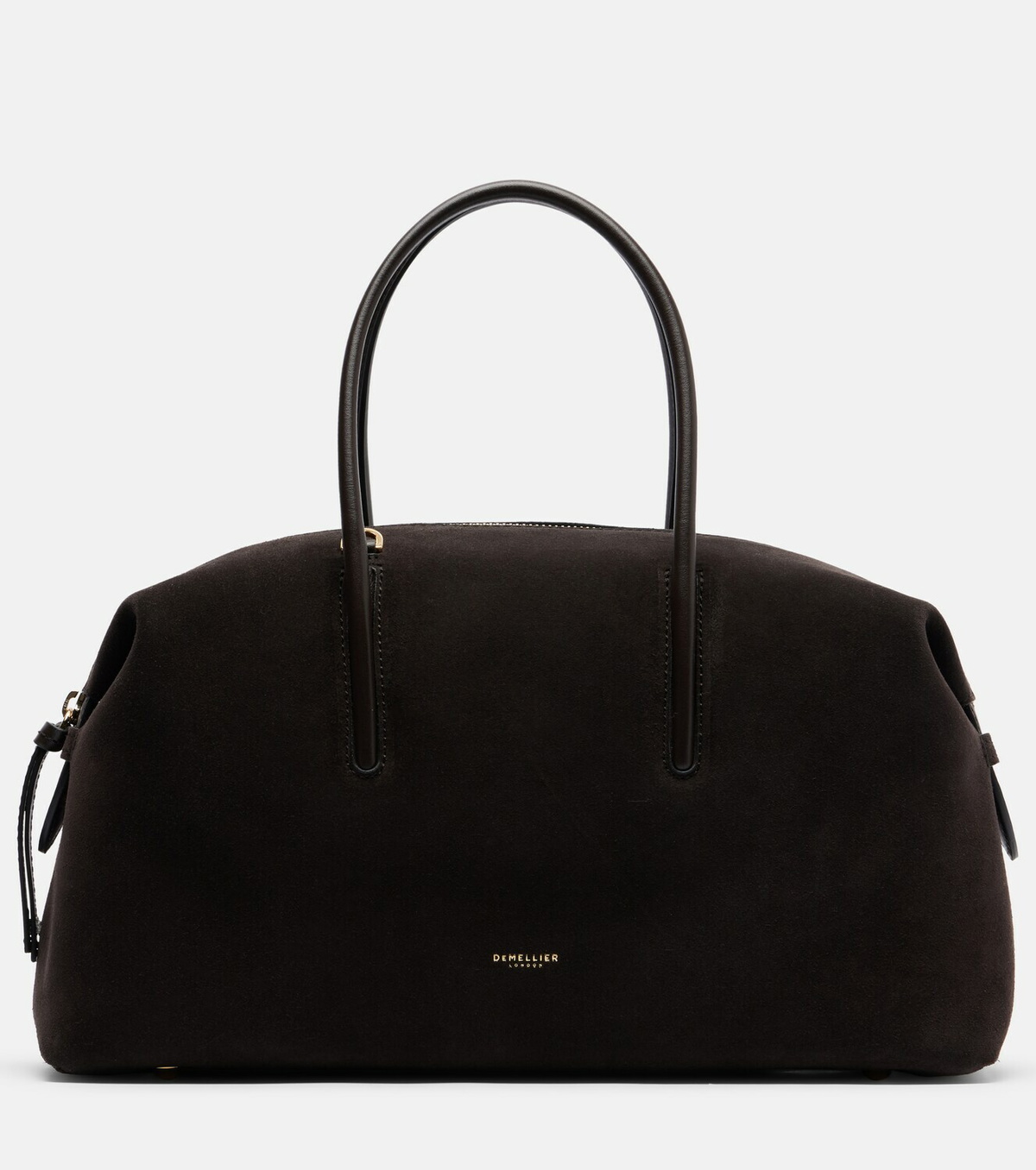 DeMellier Stockholm Midi suede top-handle bag
