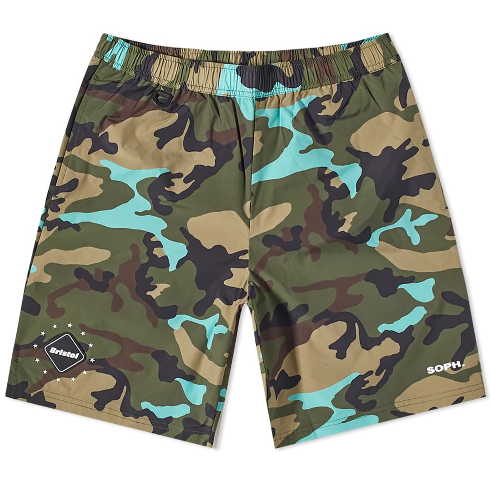 F.C. Real Bristol Men's FC Real Bristol Camouflage Team Short in Khaki