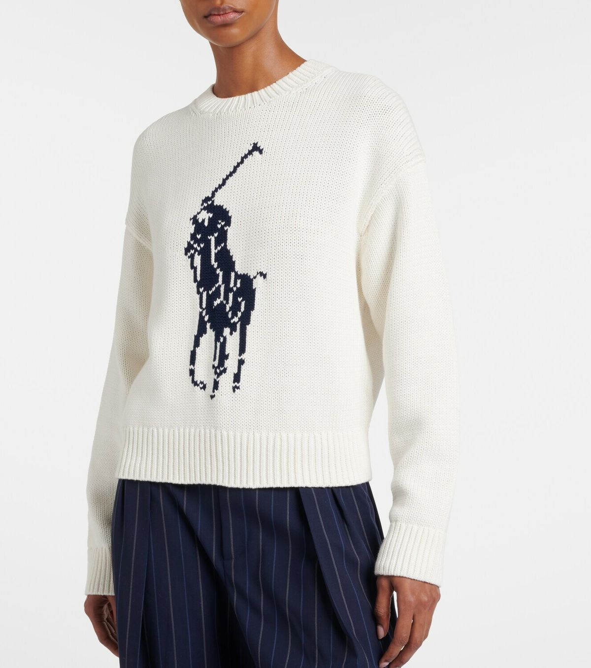 Polo Ralph Lauren Big Pony intarsia cotton sweater Polo Ralph Lauren