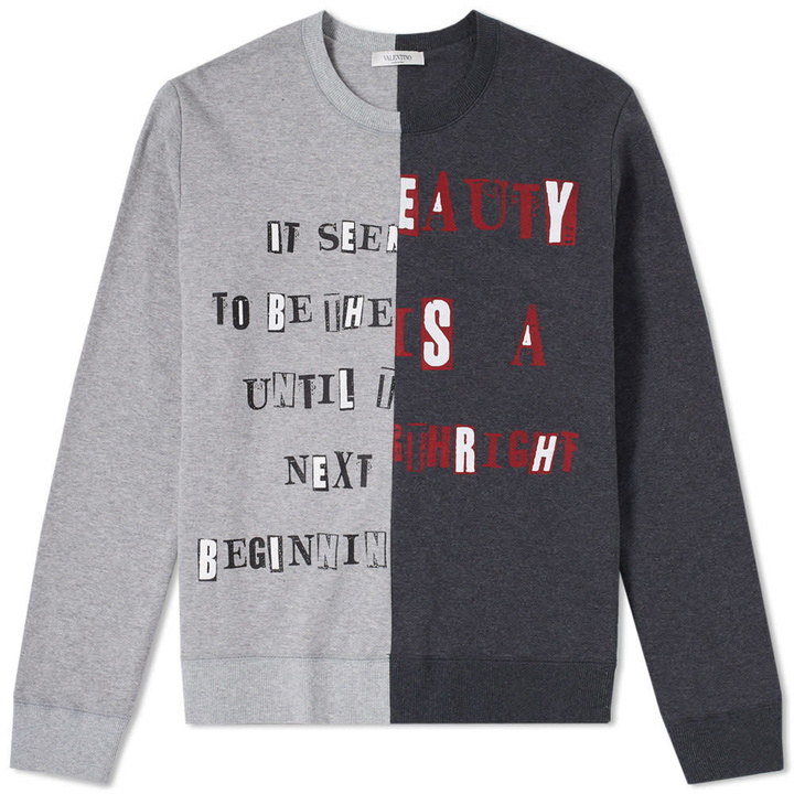 Photo: Valentino Jamie Reid Punk Poem Crew Sweat