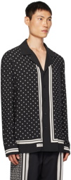 Balmain Black Monogram Shirt